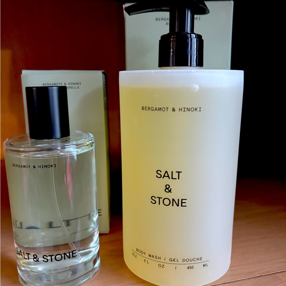 Salt & Stone Bergamot & Hinoki Body Mist and Body Wash